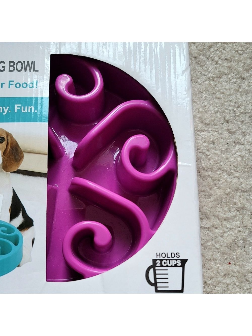 NEW IMHAPO Slow Feeder Dog Cat Bowl Size S